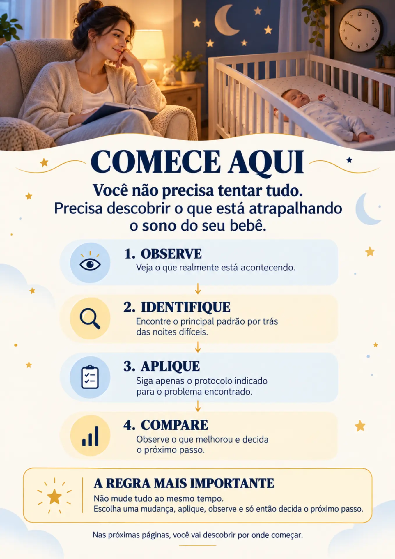 Página real Comece Aqui